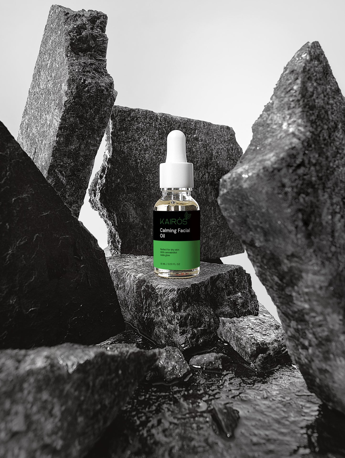 Aceite Facial Calmante con 1% CBD - Control Sebo y Luminosidad