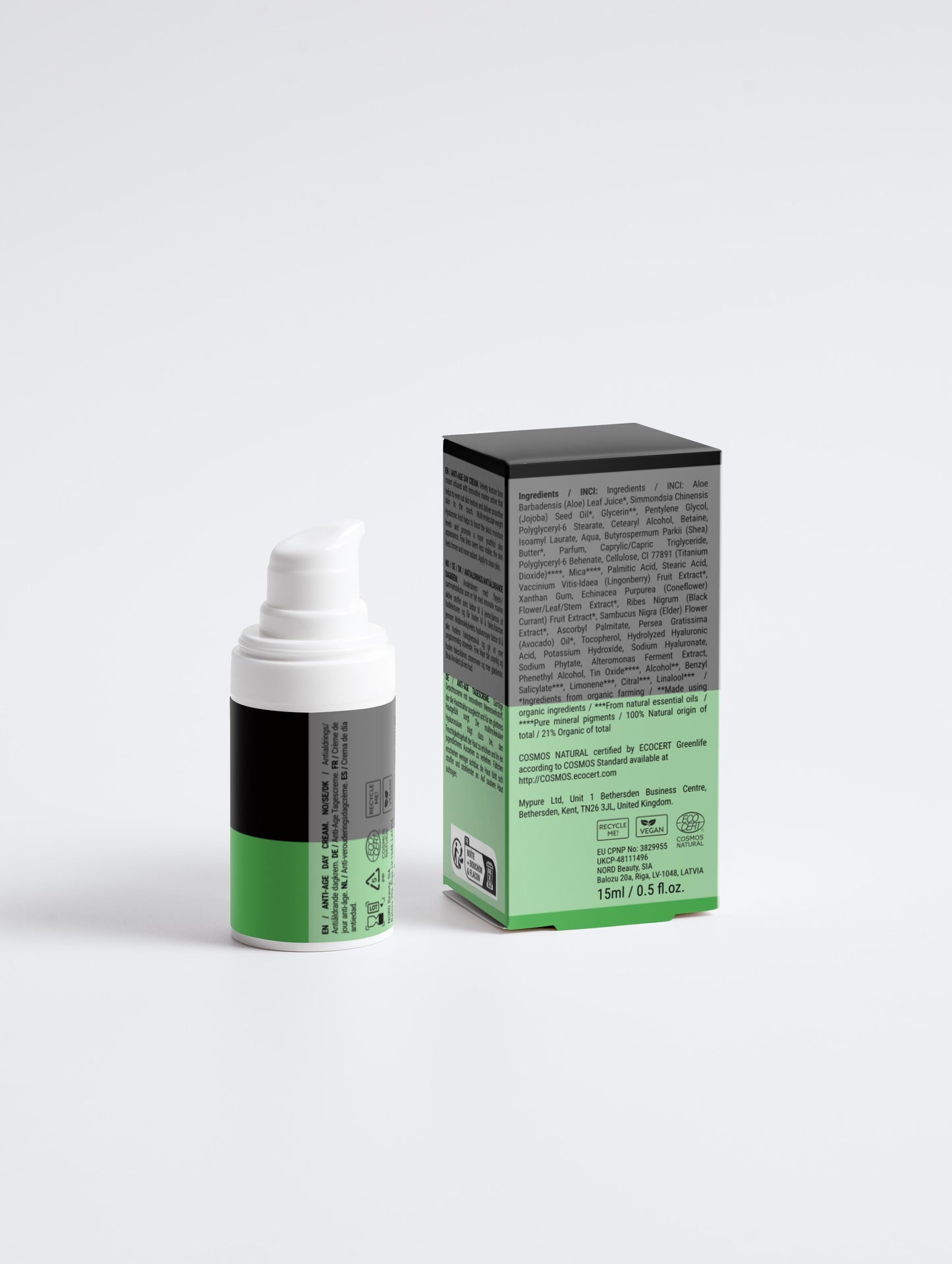 Crema de Día Antienvejecimiento Activo Marino - Firmeza y Luminosidad