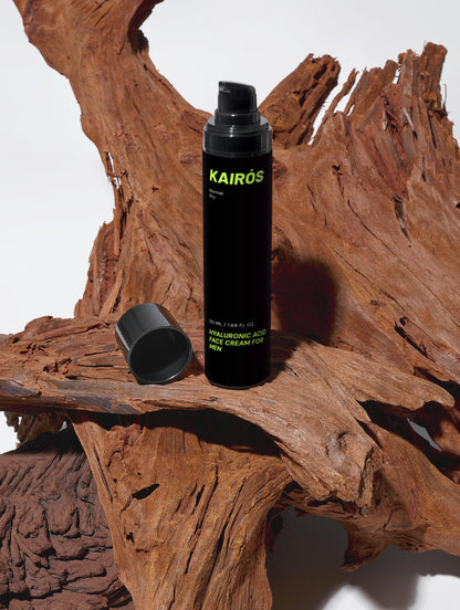 Crema Facial con Ácido Hialurónico para Hombre - Hidratación Profunda