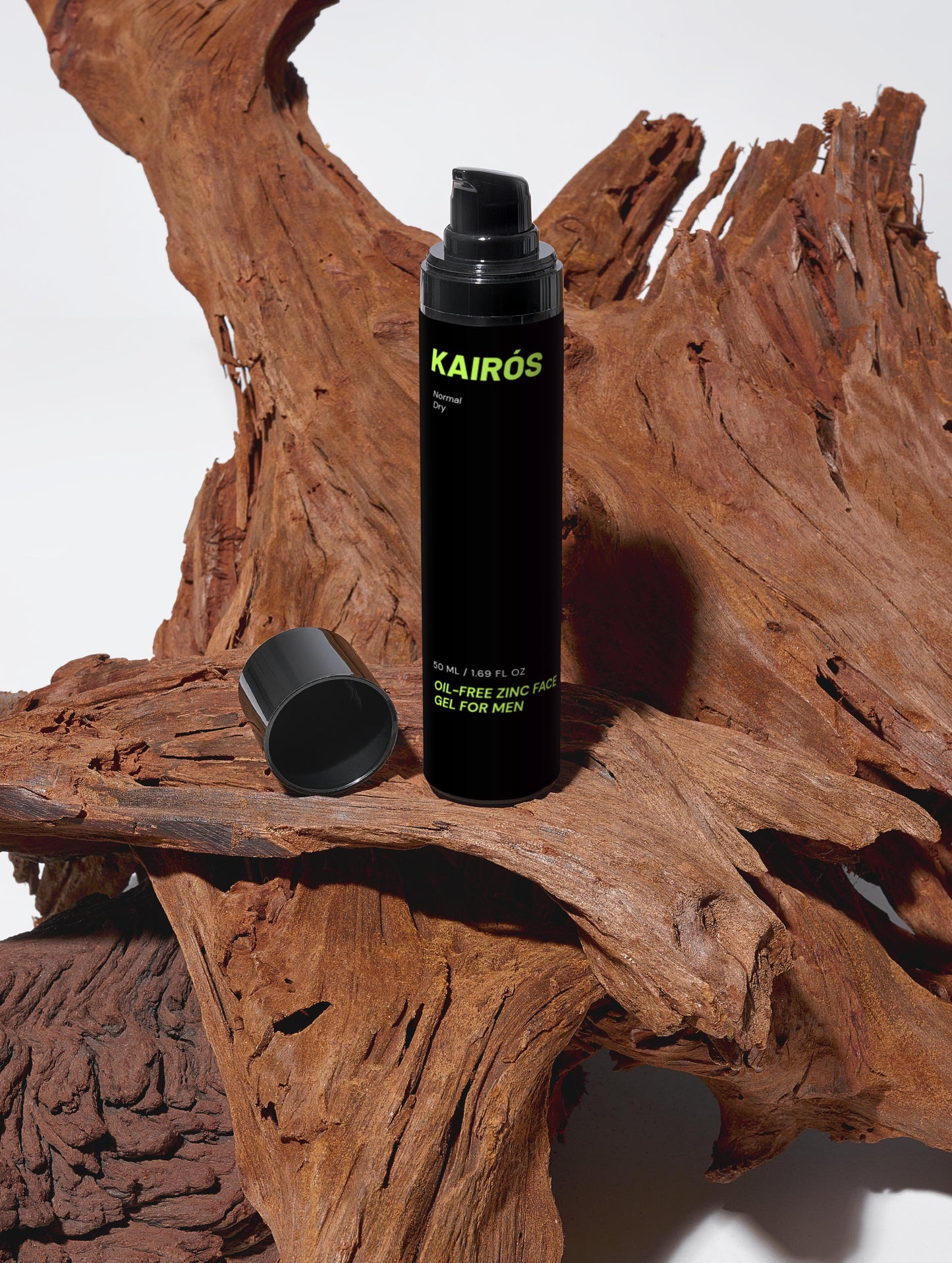 Gel Facial de Zinc Sin Aceite para Hombre - Control Grasa y Poros