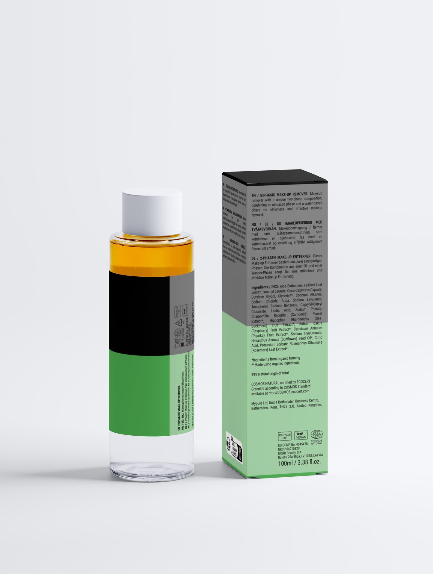 Desmaquillador Bifásico Sin Fragancia - Limpieza Suave Waterproof