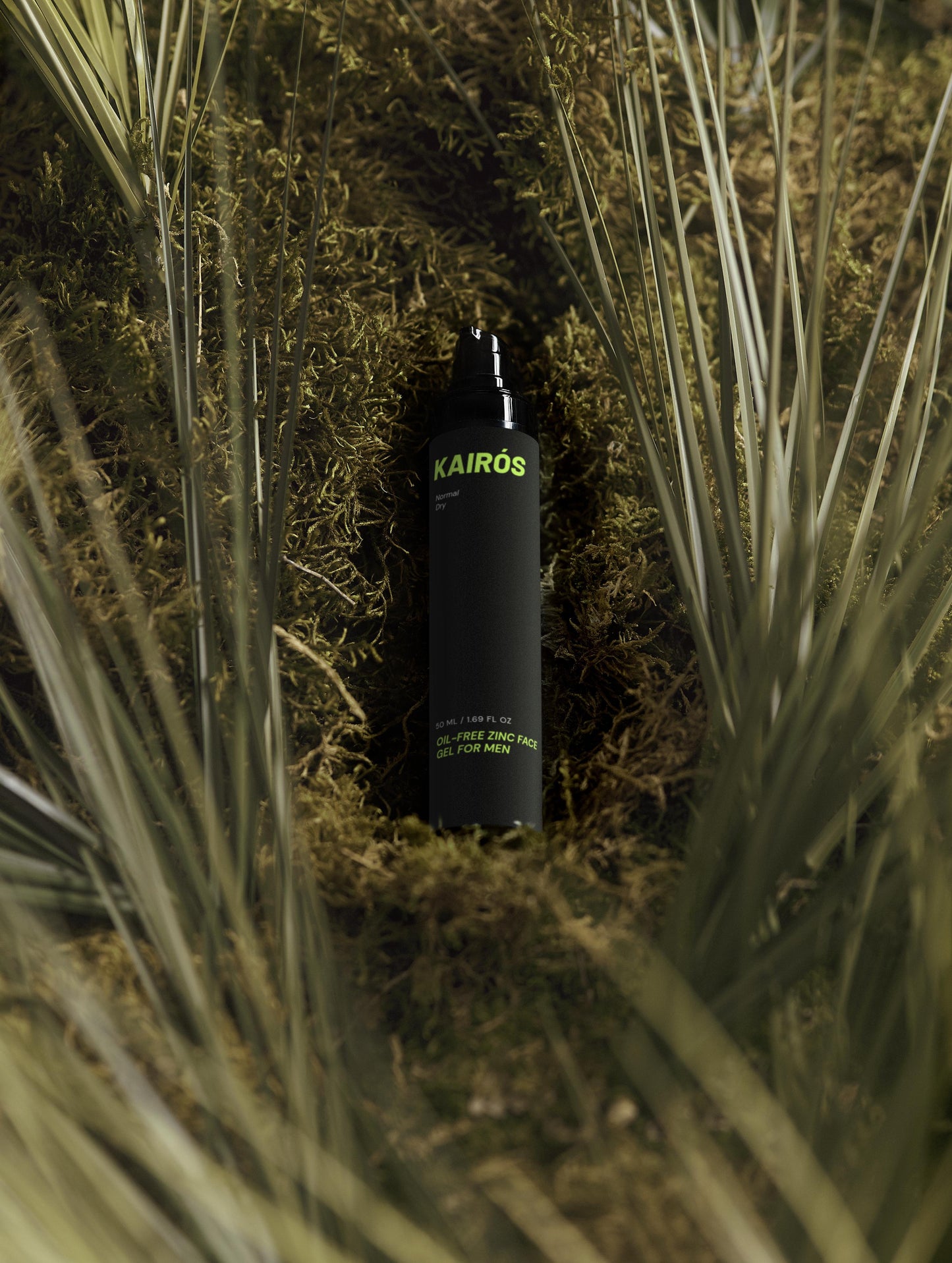 Gel Facial de Zinc Sin Aceite para Hombre - Control Grasa y Poros