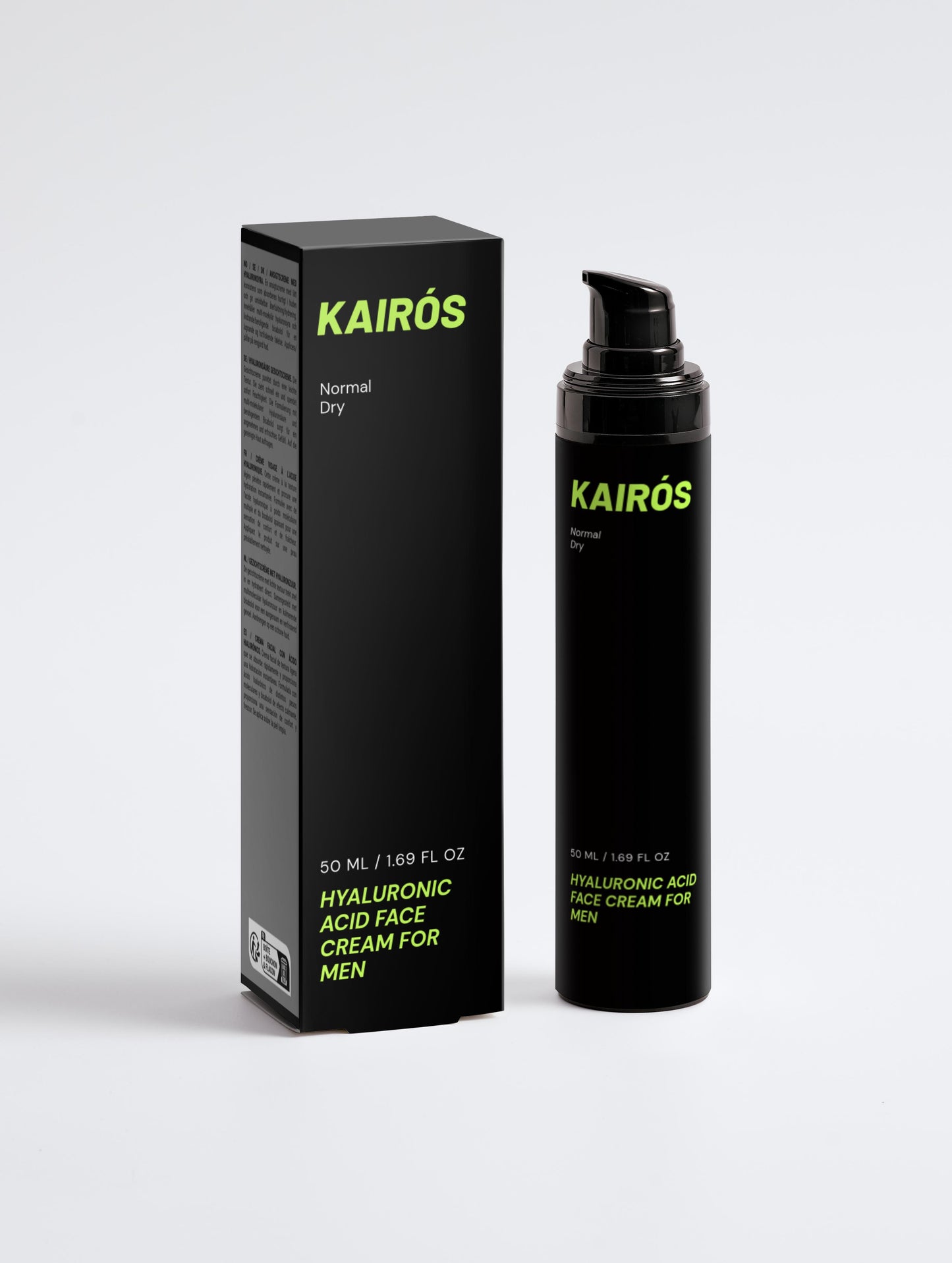 Crema Facial con Ácido Hialurónico para Hombre - Hidratación Profunda