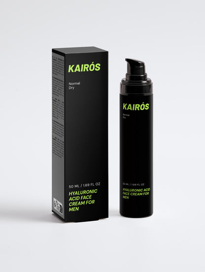 Crema Facial con Ácido Hialurónico para Hombre - Hidratación Profunda