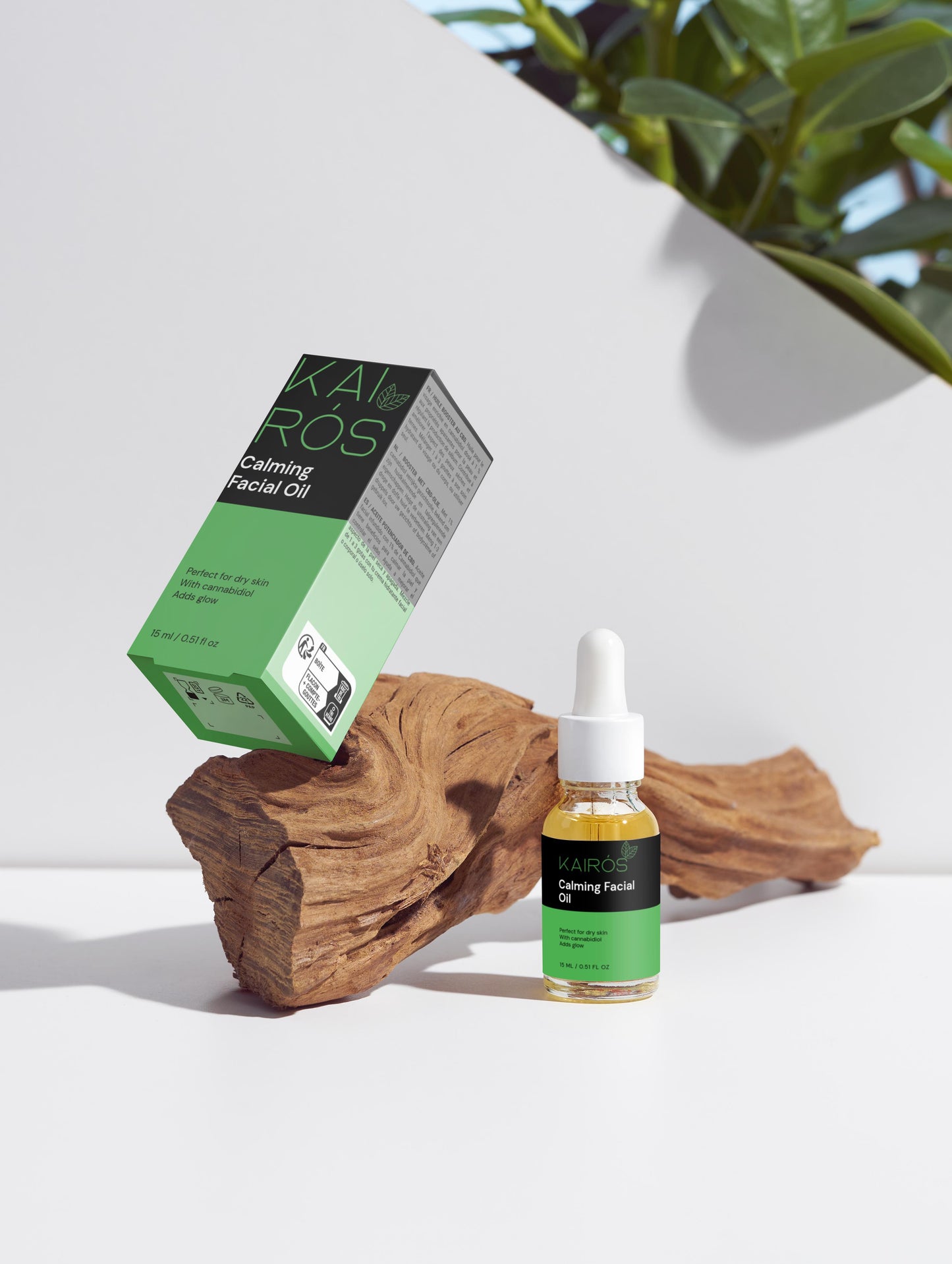 Aceite Facial Calmante con 1% CBD - Control Sebo y Luminosidad