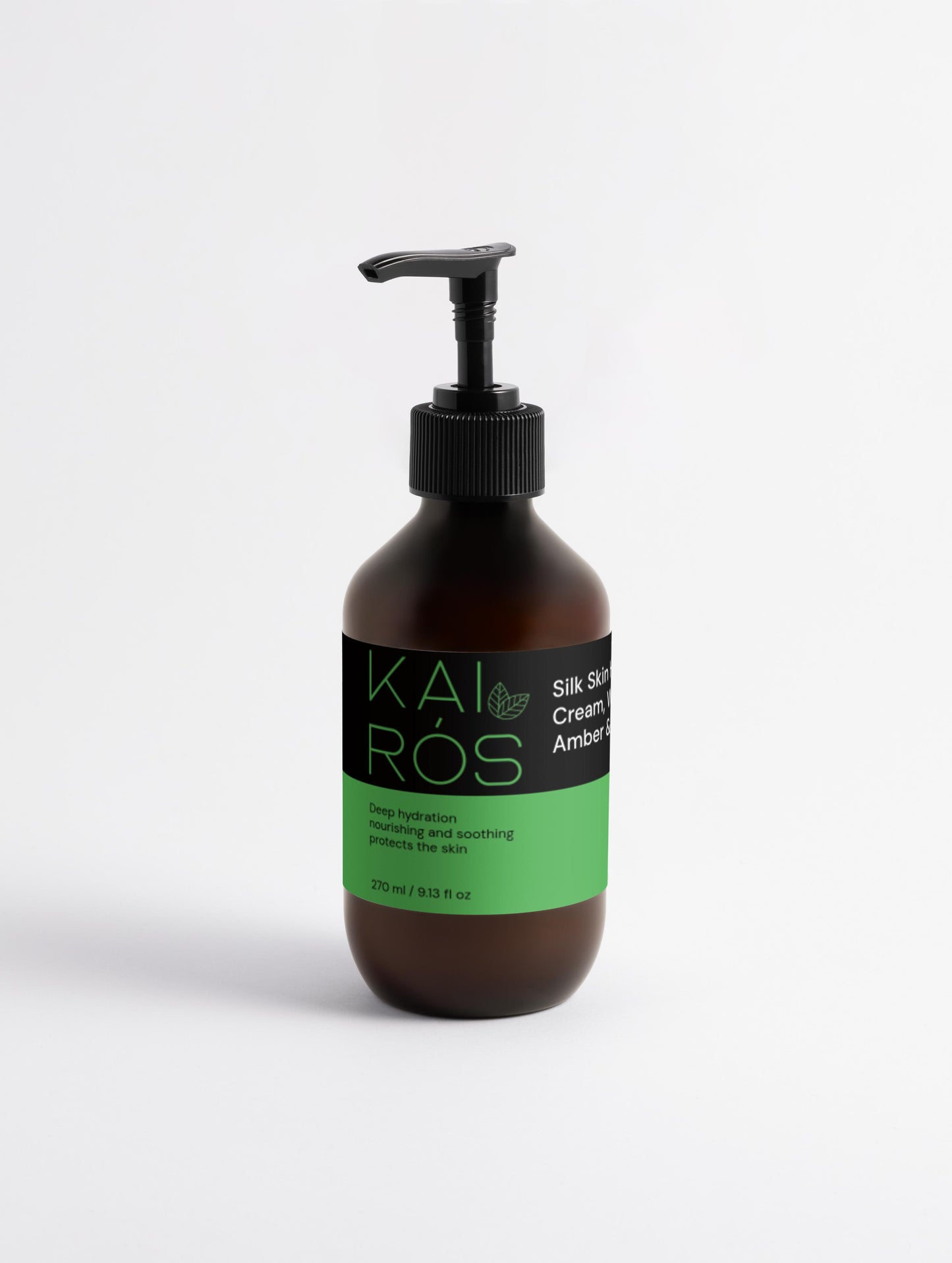 Crema de Manos Piel de Seda Ámbar Amaderado y Cuero - Hidratación Intensa